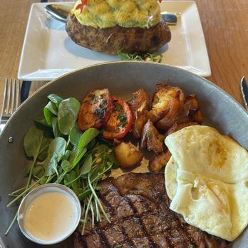 BOA Steakhouse - Weekend Brunch dry age ribeye special and twice BOA Boujee Baked Potato - Steakhouses Near Me - Manhattan Beach, California BOA Steakhouse - Weekend Brunch dry age ribeye special and twice BOA Boujee Baked Potato - Steakhouses Near Me - Manhattan Beach, California
