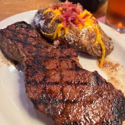 Sirloin and baked potato
