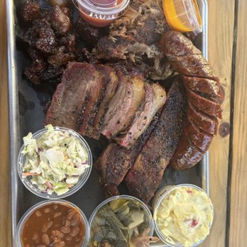 Brothers Keeper BBQ - BBQ Sampler Platter - Barbeque Near Me - Long Beach, California