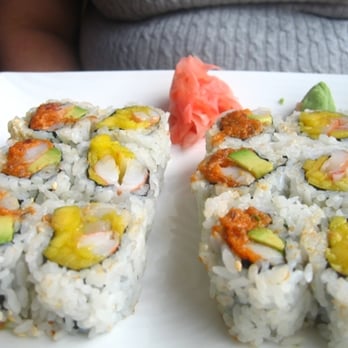 Tenzan - mmm mango & shrimp roll - Sushi Bars Near Me - New York, New York Tenzan - mmm mango & shrimp roll - Sushi Bars Near Me - New York, New York