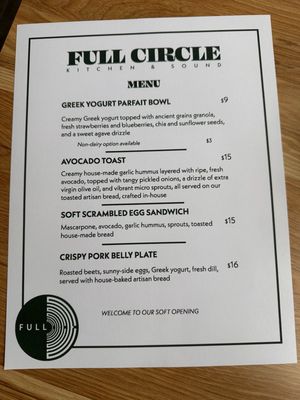 Menu photo 8 Full Circle Kitchen and Sound Covina, CA Menu photo 8 Full Circle Kitchen and Sound Covina, CA