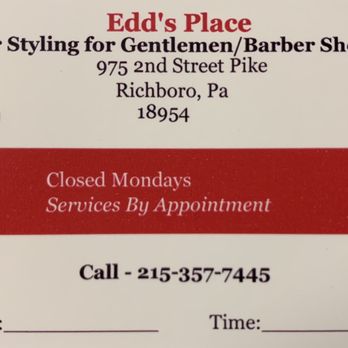 Edd's Place - Edd's Place contact details - Barbers Near Me - Richboro, Pennsylvania Edd's Place - Edd's Place contact details - Barbers Near Me - Richboro, Pennsylvania