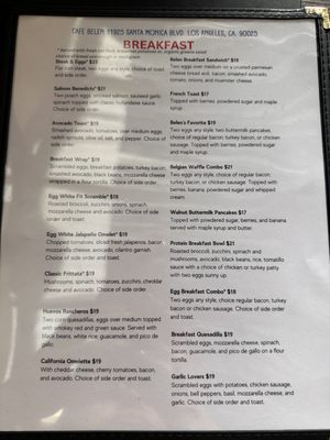 Menu photo 7 Cafe Belen Los Angeles, CA