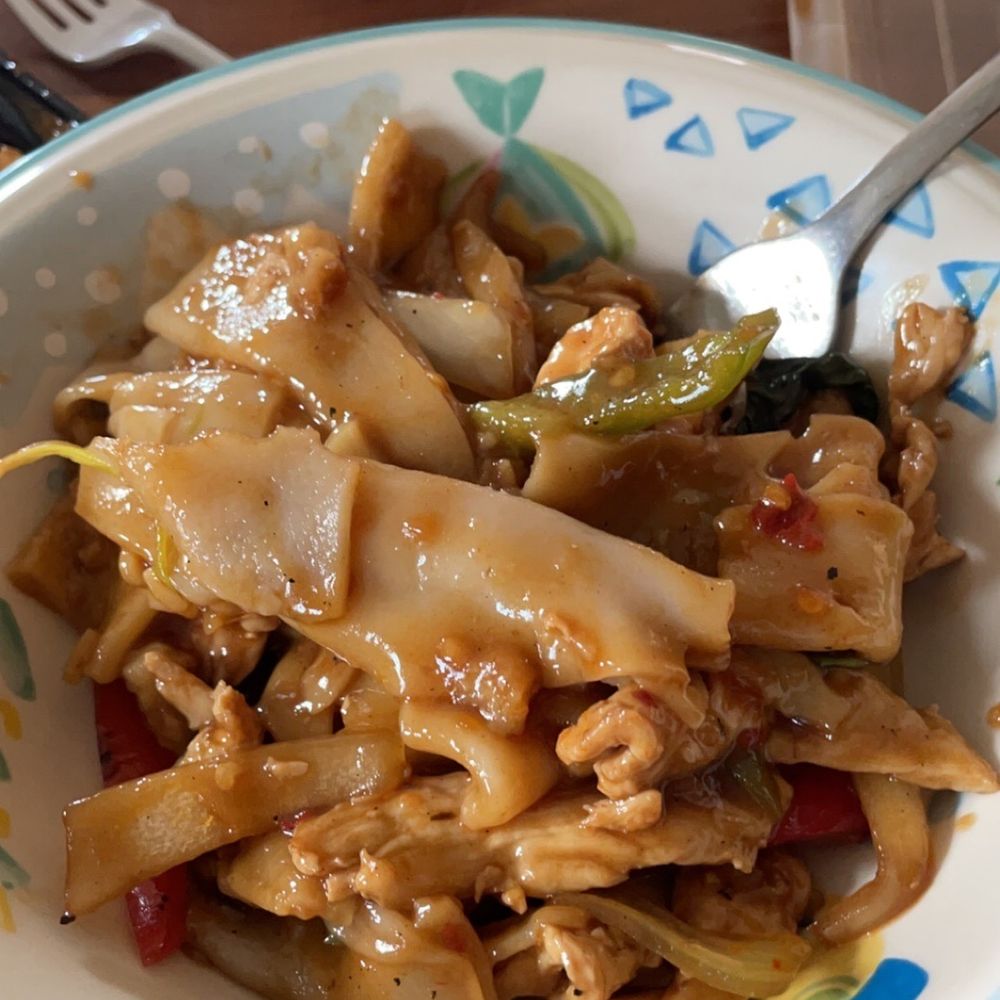 Sanphan Thai Cuisine - 45. Pad Kee Mao (Drunken Noodles) - Thai Near Me - Washington, DC, District of Columbia Sanphan Thai Cuisine - 45. Pad Kee Mao (Drunken Noodles) - Thai Near Me - Washington, DC, District of Columbia