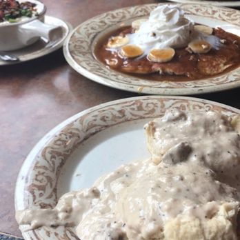 Another Broken Egg Cafe - The banana foster pancake is also Devine. - Breakfast & Brunch Near Me - Panama City Beach, Florida