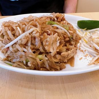 One More Charm - $14.95: Lunch special pad thai with chicken - Thai Near Me - Brooklyn, New York