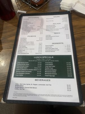 Menu photo 6 Jack Dempsey's Restaurant & Bar New Orleans, LA Menu photo 6 Jack Dempsey's Restaurant & Bar New Orleans, LA