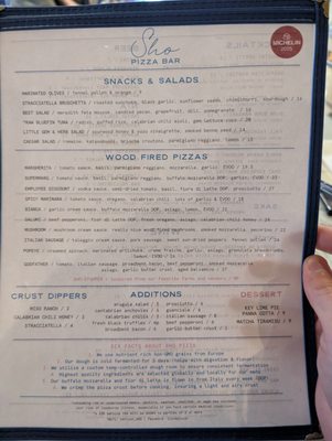 Menu photo 3 Sho Pizza Bar Nashville, TN Menu photo 3 Sho Pizza Bar Nashville, TN