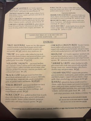 Menu photo 2 622 North Blacksburg, VA