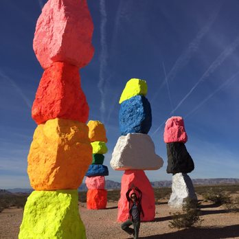 Seven Magic Mountains - Public Art Near Me - Las Vegas, Nevada