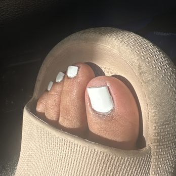The Zen Nails - This foot wasn't as bad but again still way to short and not what I asked for - Nail Salons Near Me - Newark, Delaware