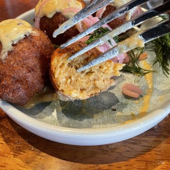 FIYA - Smoked whitefish beignets - Mediterranean Near Me - Chicago, Illinois