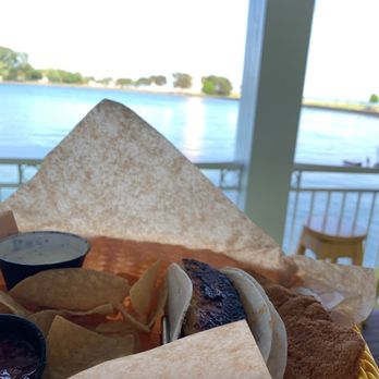 The Keys - One blackened and one fried perch taco - Caribbean Near Me - Put-in-Bay, Ohio