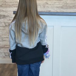 The Halo Room - My daughters long hair before she got her haircut.