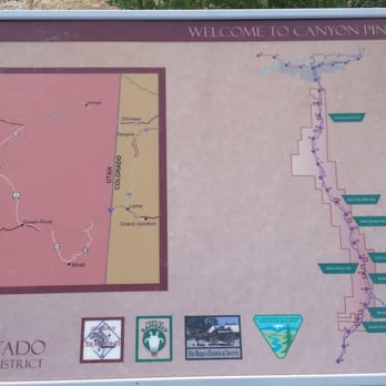 Canyon Pintado National Historic District - Information map at the south orientation site - Landmarks & Historical Buildings Near Me - Rangely, Colorado
