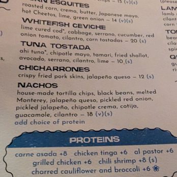 Poquitos - Menu - Mexican Near Me - Seattle, Washington