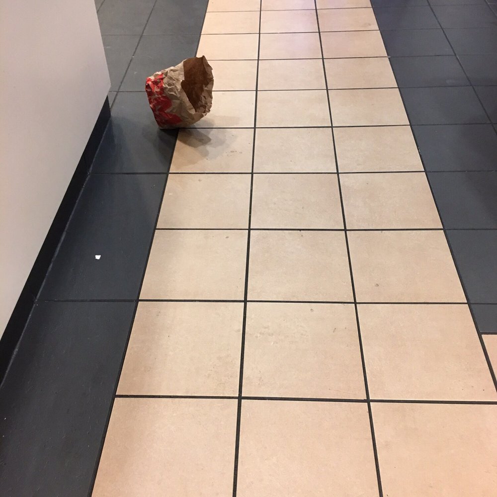 McDonald's - Trash on the floor - Fast Food Near Me - Fitchburg, Massachusetts