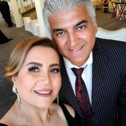 Majestic Brows Threading Salon - Lovely couple , Leila and Ali with fabulous Eyebrows,