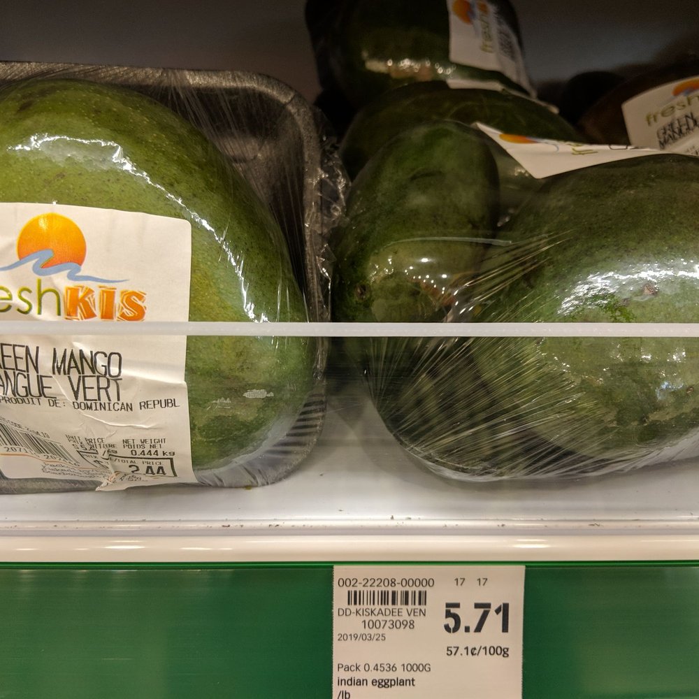 Food Basics - Eggplants or mangos? You decide. - Grocery Near Me - Pickering, Ontario