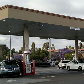 Vons Express - Partial view of the fuel pumps at the gas station - Gas Stations Near Me - San Diego, California
