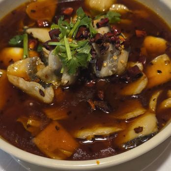 Mom's Iron Wok - Fish in chili oil - Chinese Near Me - McKinney, Texas Mom's Iron Wok - Fish in chili oil - Chinese Near Me - McKinney, Texas