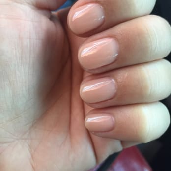 Hands and Feet Nail Spa - So subtle & she convinced me to use my natural nail instead of acrylic! Will be back. Color is Samoan Sand by OPI (gel). - Nail Salons Near Me - Carson, California