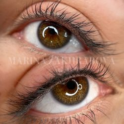 Marina Zakhrabova - Before and after lash liner