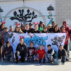 Crossfit Yucca Valley - CFYV Community collecting and delivering donation to our local food bank.