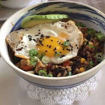 Live Oak Cafe - Pacific Rim Bacon Fried Rice - Breakfast & Brunch Near Me - Santa Barbara, California Live Oak Cafe - Pacific Rim Bacon Fried Rice - Breakfast & Brunch Near Me - Santa Barbara, California