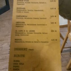 Taverna Austin P'Con - Menù