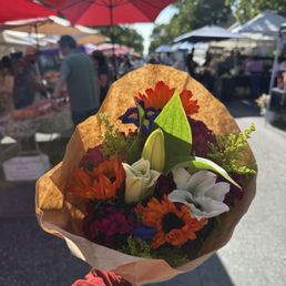 Flowers from one of the vendors