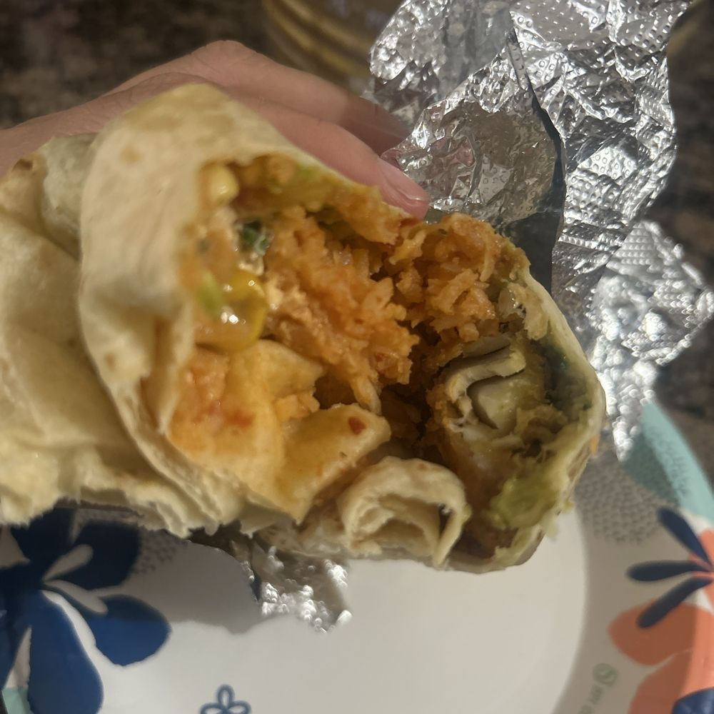 Fish burrito