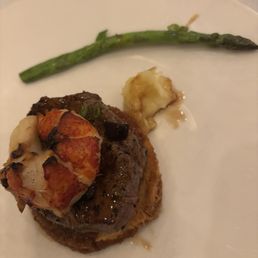 Surf & turf, filet with lobster (this was half of the plated special. Tasty and well prepared.