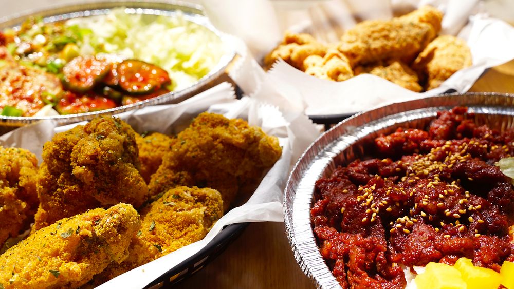 Food from K Plate Korean Street Food