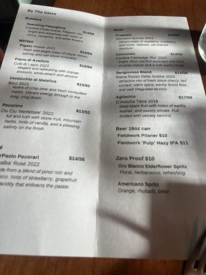 Menu photo 7 Collina San Francisco, CA