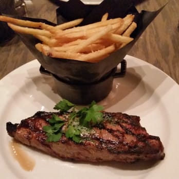 Mooo.... Beacon Hill - 12 Oz NY sirloin with truffle fries, main course option, pre fixe lunch menu - Steakhouses Near Me - Boston, Massachusetts Mooo.... Beacon Hill - 12 Oz NY sirloin with truffle fries, main course option, pre fixe lunch menu - Steakhouses Near Me - Boston, Massachusetts
