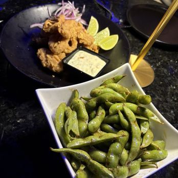 Level TwentyNine - Calamari and spicy Edamame - Asian Fusion Near Me - Pembroke Pines, Florida Level TwentyNine - Calamari and spicy Edamame - Asian Fusion Near Me - Pembroke Pines, Florida