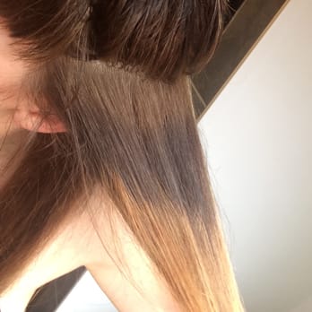 Trim a Salon - No, that's not grown out roots, this is what my hair looked directly after my color! - Hair Salons Near Me - Studio City, California Trim a Salon - No, that's not grown out roots, this is what my hair looked directly after my color! - Hair Salons Near Me - Studio City, California