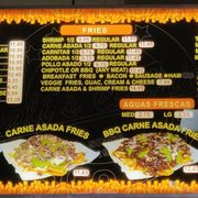 Photo of Cali's & Fries - San Diego, CA, United States. Menu, chips/fries/kids menu