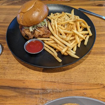Finch & Fork - Fried Chicken Sandwich - New American Near Me - Santa Barbara, California Finch & Fork - Fried Chicken Sandwich - New American Near Me - Santa Barbara, California