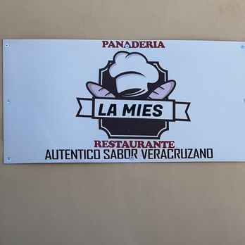 La Mies - a sign for a restaurant - Mexican Near Me - Laredo, Texas