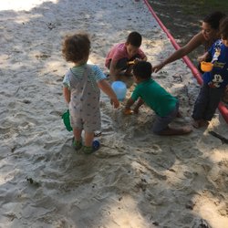 Dogwood Park - Friends at the sandbox.