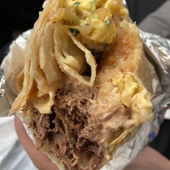 Hash - El Gordo Burrito with slow roasted beef - Breakfast & Brunch Near Me - Los Angeles, California Hash - El Gordo Burrito with slow roasted beef - Breakfast & Brunch Near Me - Los Angeles, California