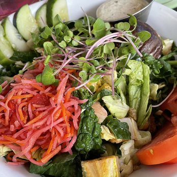 Moku Roots - Black bean and grain bowl salad - incredible and fresh - Vegan Near Me - Kula, Hawaii Moku Roots - Black bean and grain bowl salad - incredible and fresh - Vegan Near Me - Kula, Hawaii