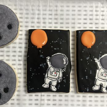Crave cookies - Birthday turning 4 custom cookies - outer space theme - Desserts Near Me - Dale City, Virginia Crave cookies - Birthday turning 4 custom cookies - outer space theme - Desserts Near Me - Dale City, Virginia