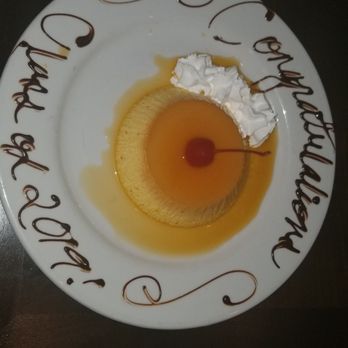 Los Compadres - Complimentary flan because my daughter was wearing her graduation gown, best flan I've had! - Mexican Near Me - Long Beach, California Los Compadres - Complimentary flan because my daughter was wearing her graduation gown, best flan I've had! - Mexican Near Me - Long Beach, California