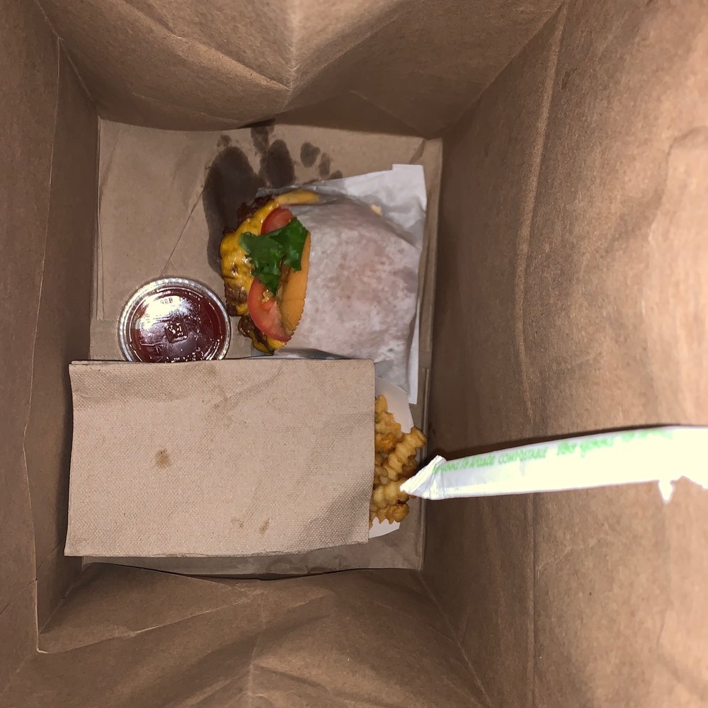 Shake Shack Long Beach - Delivery order. Uncovered. Not wrapped. - Burgers Near Me - Long Beach, California Shake Shack Long Beach - Delivery order. Uncovered. Not wrapped. - Burgers Near Me - Long Beach, California