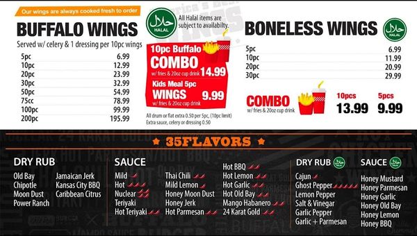 Menu photo 8 America’s Best Wings Raleigh, NC Menu photo 8 America’s Best Wings Raleigh, NC