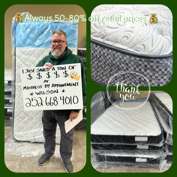 Mattress by Appointment Wilson - Another happy customer! Snatched up one of our best selling mattress! - Mattresses Near Me - Wilson, North Carolina Mattress by Appointment Wilson - Another happy customer! Snatched up one of our best selling mattress! - Mattresses Near Me - Wilson, North Carolina