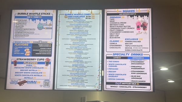 Menu photo 1 Gordo’s Bubble Waffles Marquette Milwaukee, WI Menu photo 1 Gordo’s Bubble Waffles Marquette Milwaukee, WI